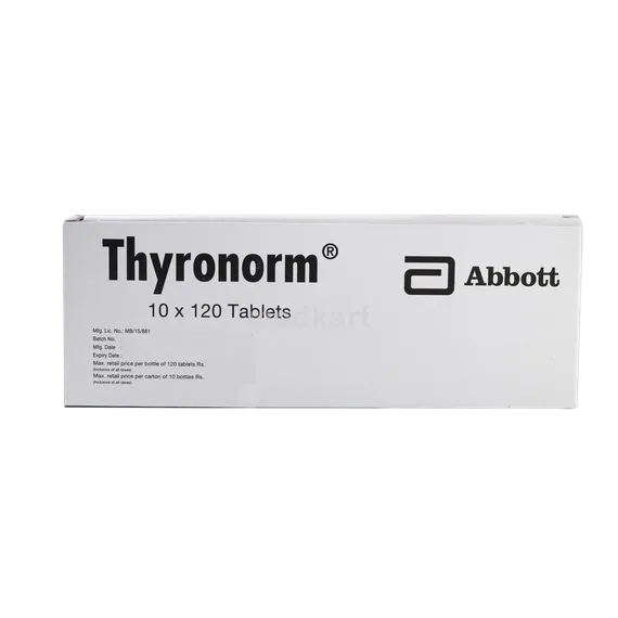 thyronorm 12.5mcg tablet 120's
